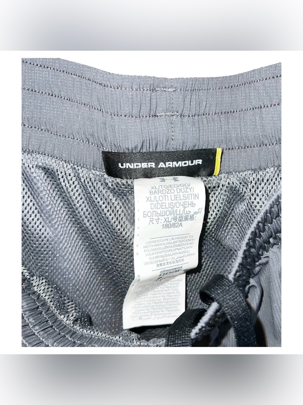 Under Armour AllSeason GearLoose Active Sweat Pants Men’s XL Grey - Picture 4 of 9